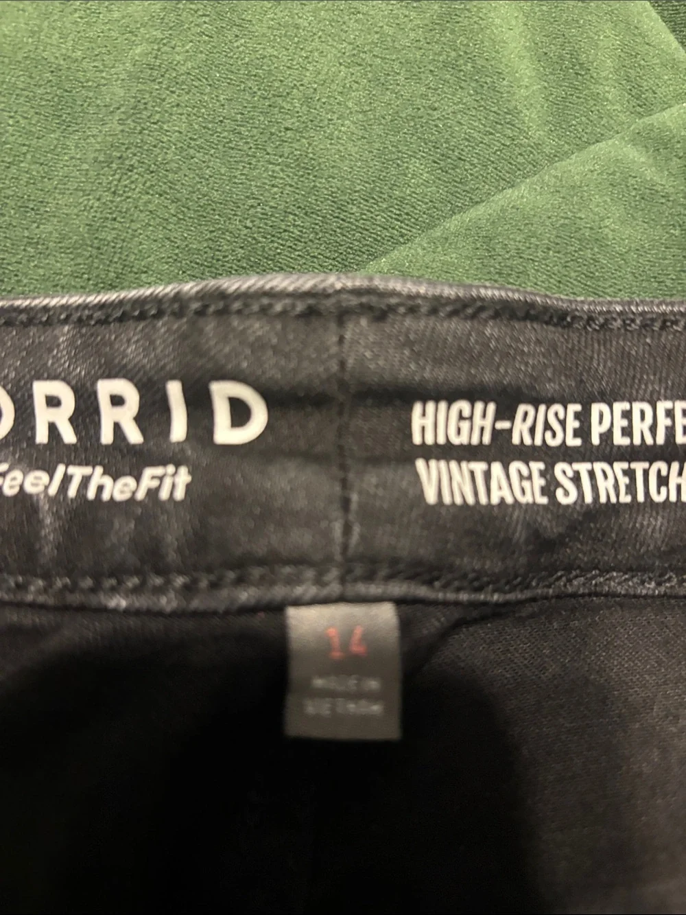 torrid Black Denim-Style Shorts